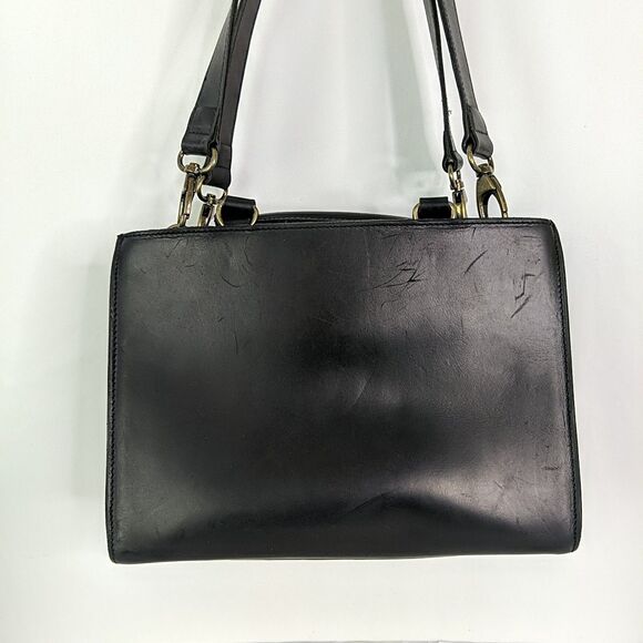 Baseballism Glove Black Leather Purse Shoulder Bag Satchel Structured Luggage - Picture 7 of 13